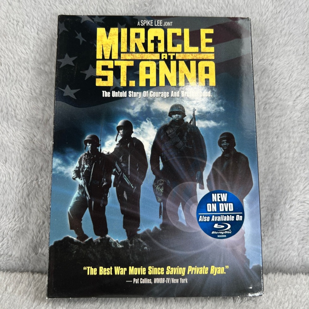 Touchstone Miracle at St. Anna DVD New Black History War Movie Spike Lee Film